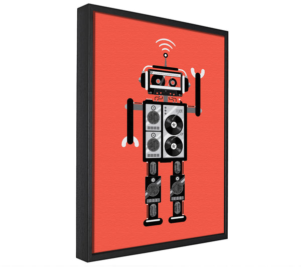 A picture of a Robot Dance framed canvas print sold by Wallart-Direct.co.uk