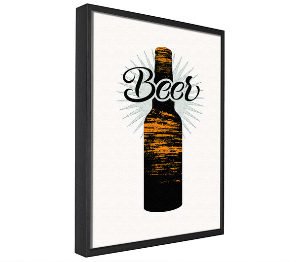 A picture of a Beer Time 1 framed canvas print sold by Wallart-Direct.co.uk