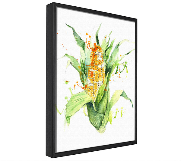 A picture of a Sweetcorn 2 framed canvas print sold by Wallart-Direct.co.uk