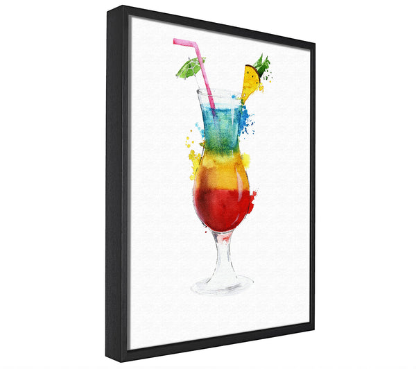 A picture of a Jelly Baby Cocktail framed canvas print sold by Wallart-Direct.co.uk