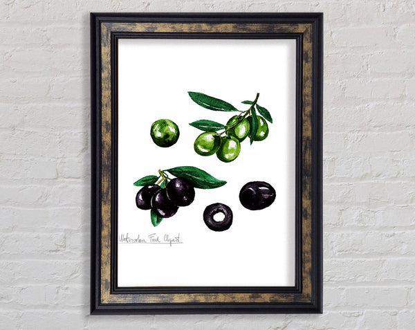 Black And Green Olives