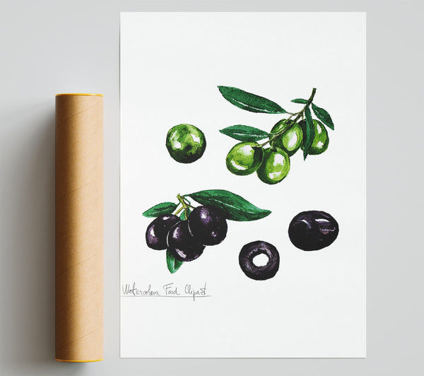 Black And Green Olives