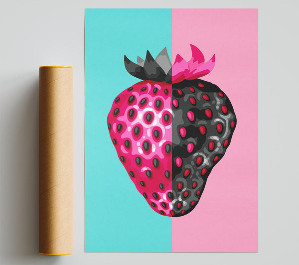 Pop Art Strawberry