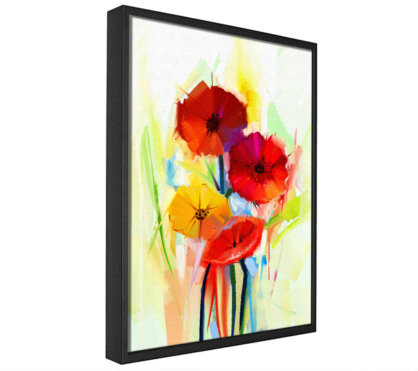 A picture of a Poppy Wonder framed canvas print sold by Wallart-Direct.co.uk