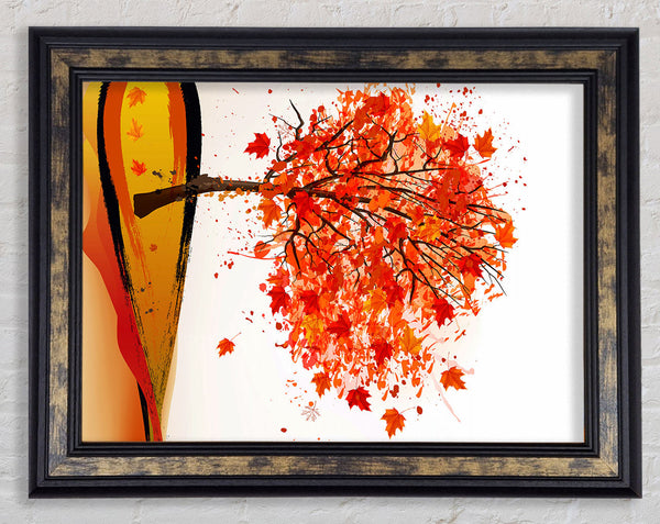 Autumn Orange Tree