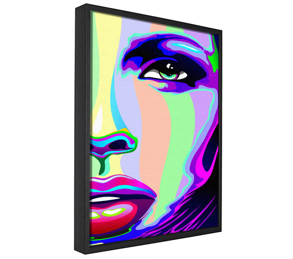 A picture of a Futuristic Woman framed canvas print sold by Wallart-Direct.co.uk