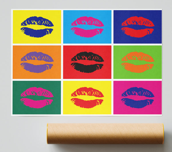 Lips Pop Art