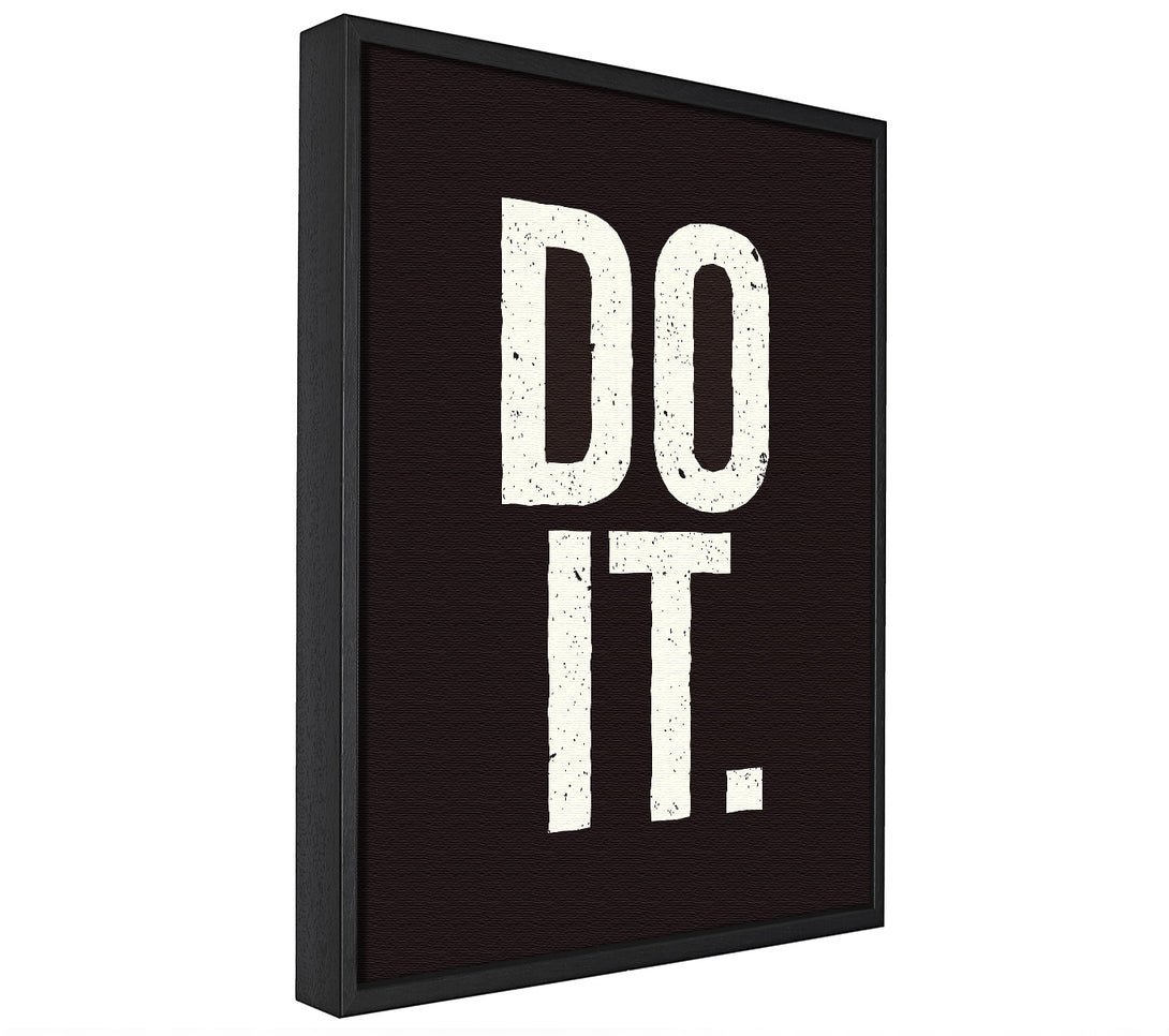 A picture of a Do It framed canvas print sold by Wallart-Direct.co.uk