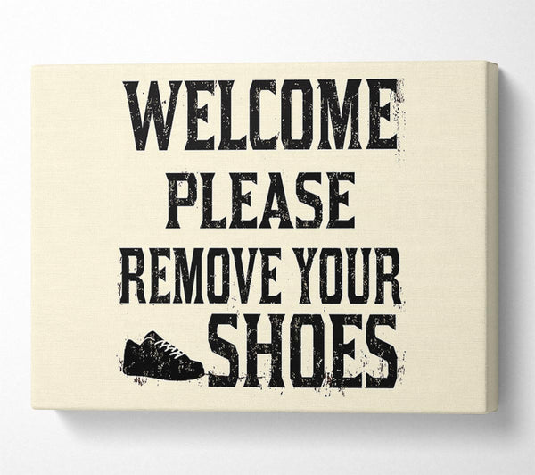 Welcome Please Remove Your Shoes