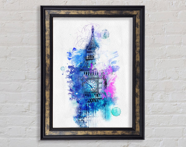 Watercolour Big Ben 2