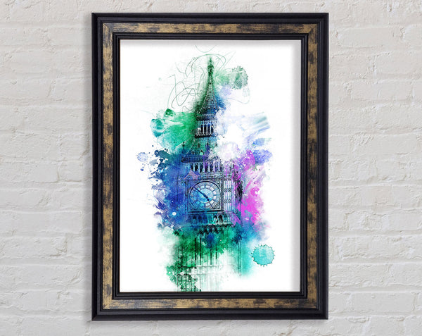 Watercolour Big Ben 3