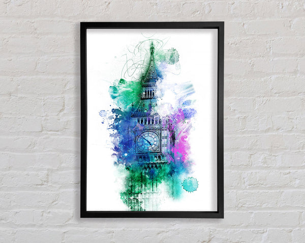 Watercolour Big Ben 3