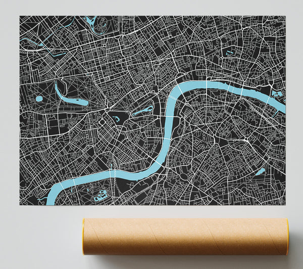 The Map Of London Thames 2