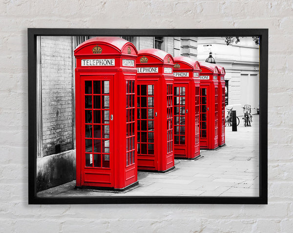 Red Telephone Box LineUp