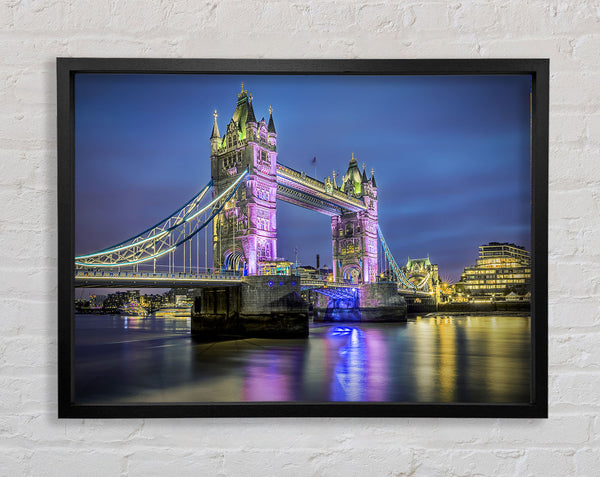 Tower Bridge Pink Glow