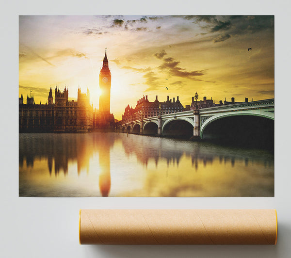 Sunset Through Big Ben