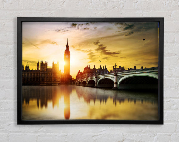 Sunset Through Big Ben