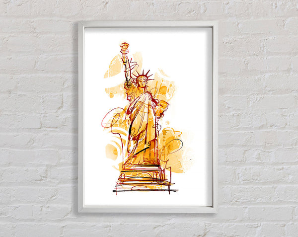 Golden Statue of Liberty