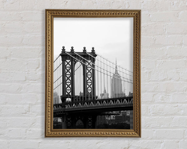 Empire State Through The Bridge