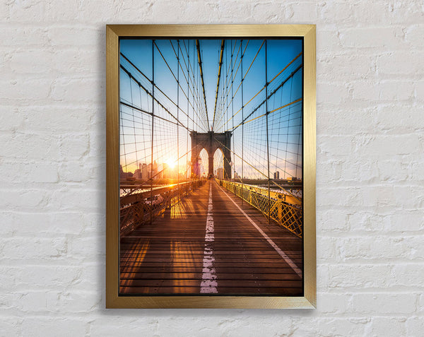 Brooklyn Bridge Sun