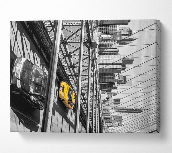 Brooklyn Bridge Yellow Cab NYC