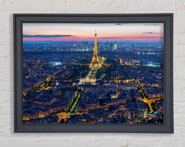 Eiffel Tower Night Light