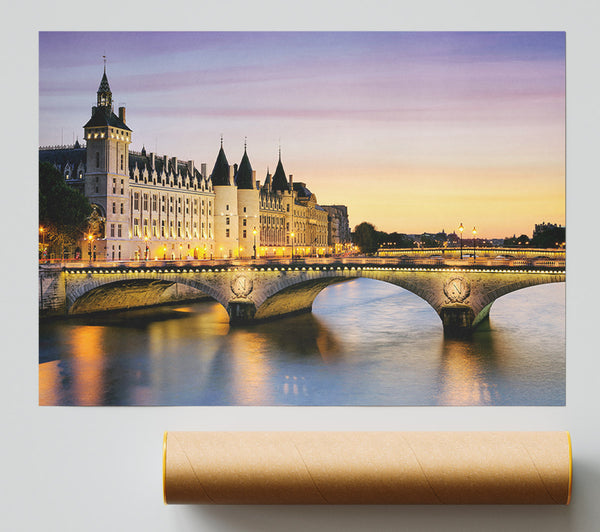 River Seine At Twilight 1