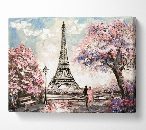 Eiffel Tower Pink Tree