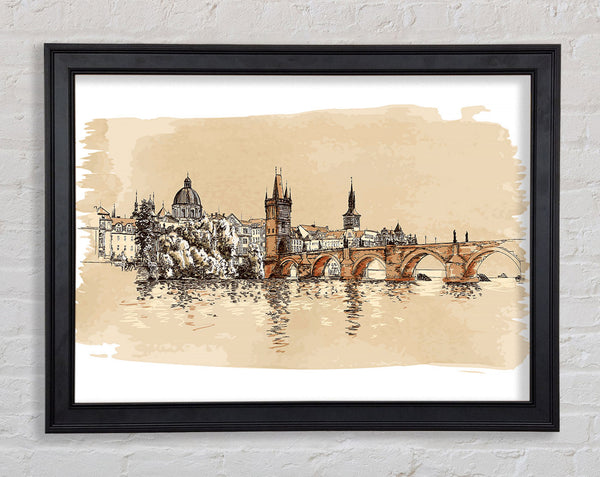 Charles Bridge Watercolour