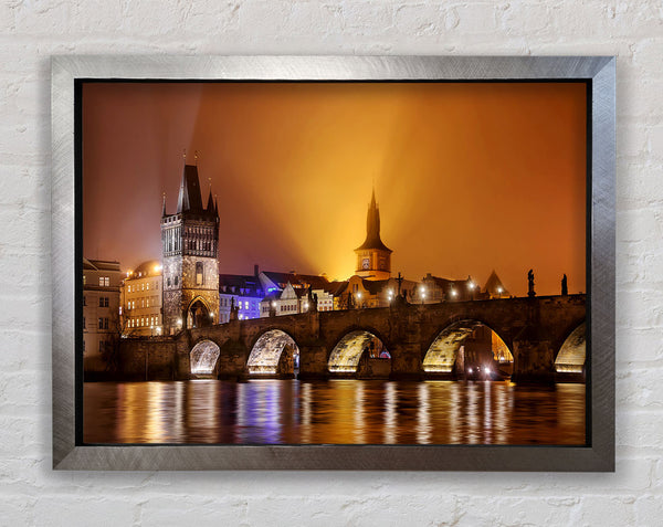 Charles Bridge Over The River Vltava