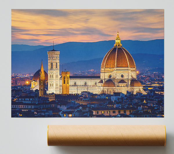 St Peter'S Basilica Night Glow