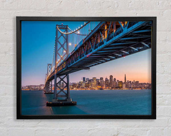 Golden Gate Bridge The City At Twilight