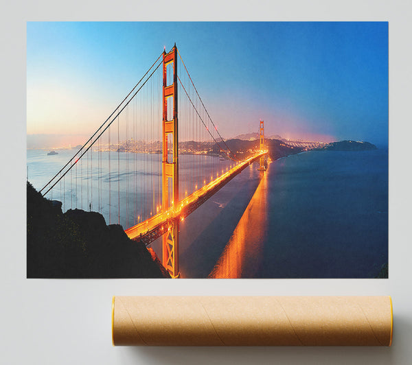 Reflections Of The Golden Gate Bridge