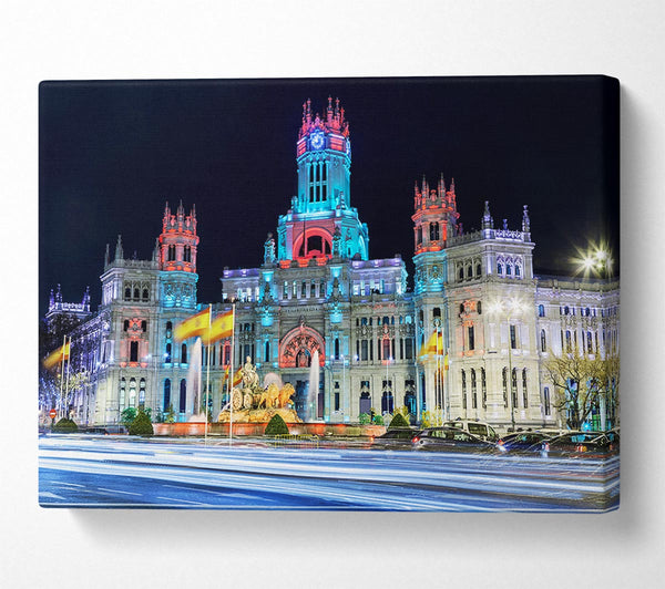 Madrid City Building At