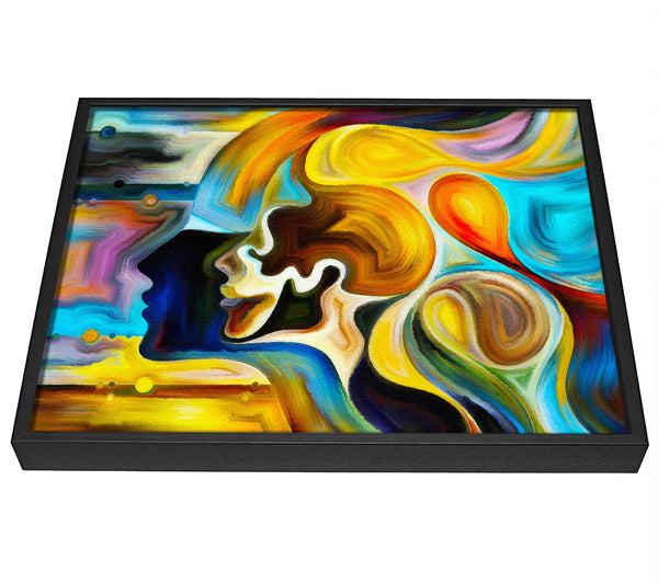 A picture of a Soul Connection framed canvas print sold by Wallart-Direct.co.uk