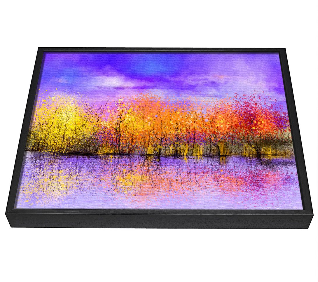 A picture of a Magical Trees framed canvas print sold by Wallart-Direct.co.uk