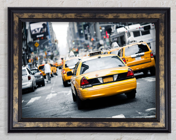 Yellow Cabs In New York 1