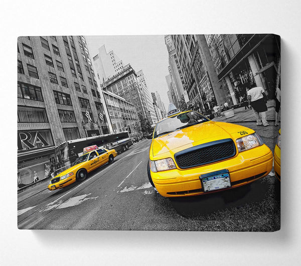 Yellow Cabs In New York 2