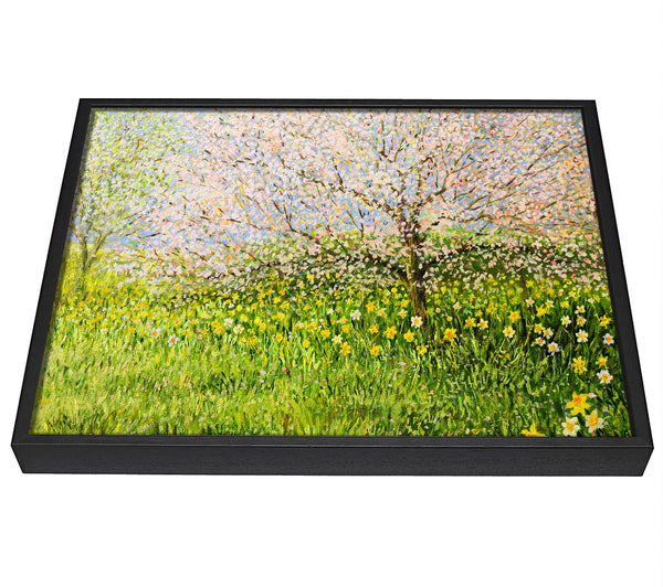 A picture of a Spring Time framed canvas print sold by Wallart-Direct.co.uk