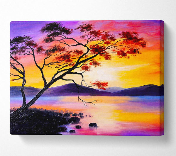 Sunset Lake Tree