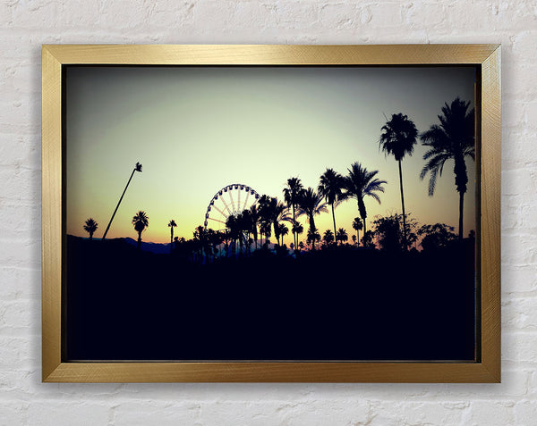 Fairground At Dusk