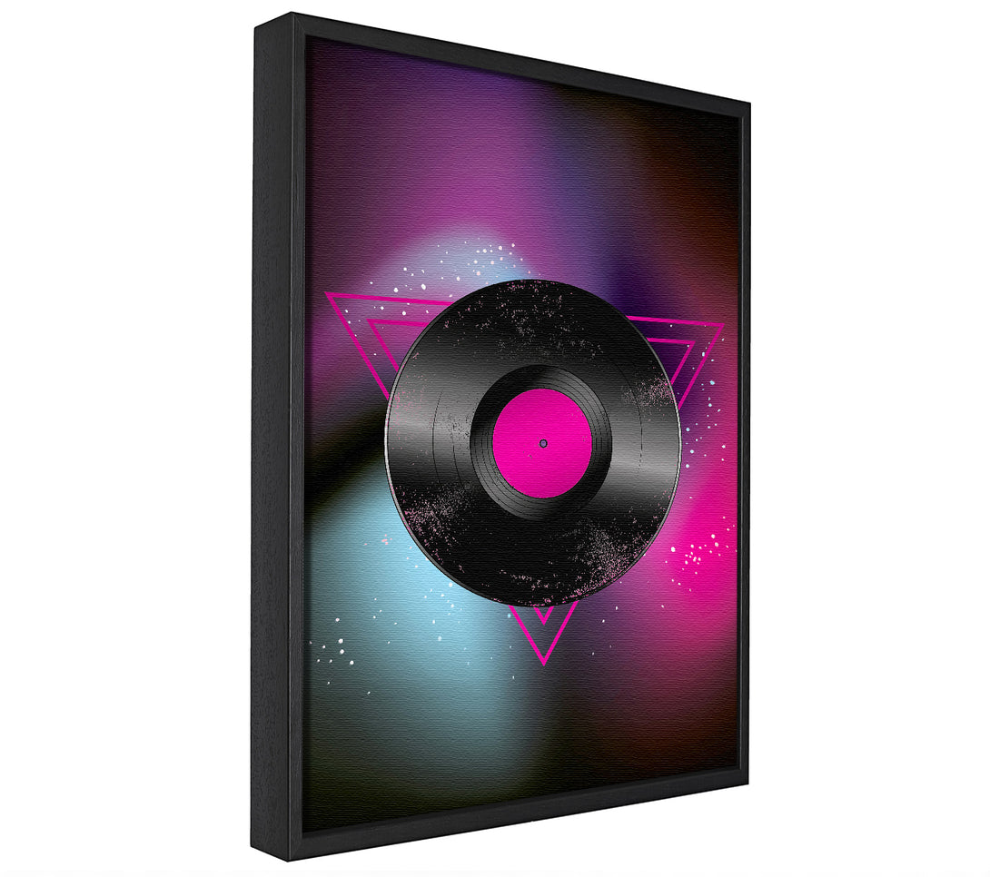 A picture of a Pink Floyd LP framed canvas print sold by Wallart-Direct.co.uk