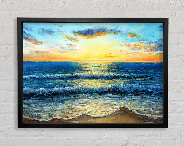 Painting Of The Perfect Sunset