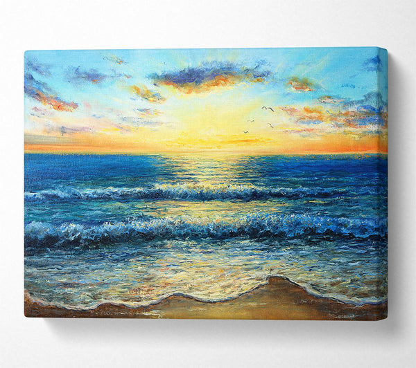 Painting Of The Perfect Sunset