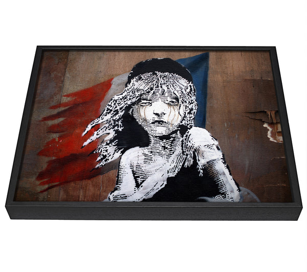 A picture of a French embay framed canvas print sold by Wallart-Direct.co.uk