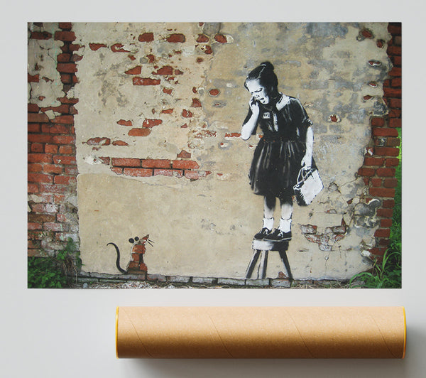 Banksy Red Riding Hood Spray