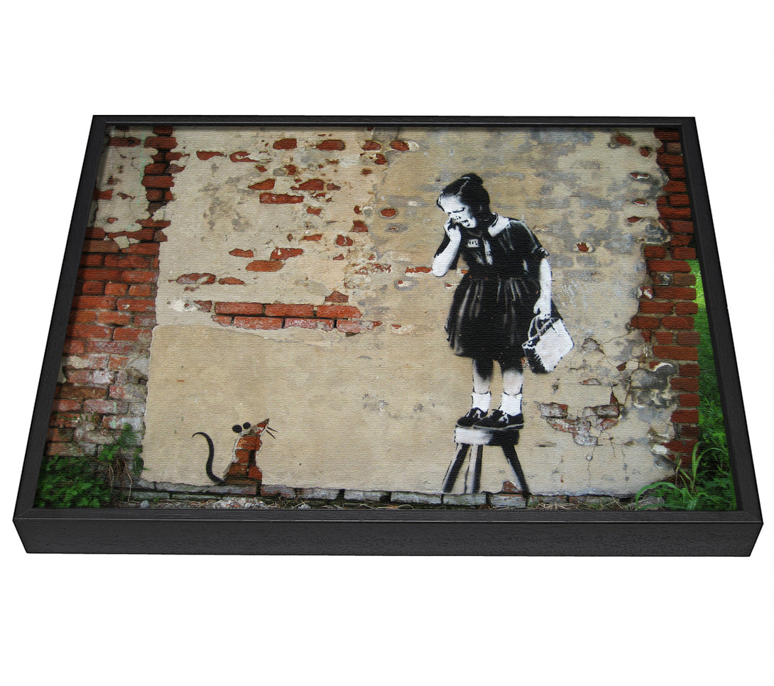 A picture of a Red Riding Hood Spray framed canvas print sold by Wallart-Direct.co.uk