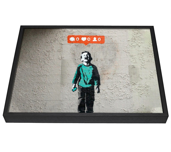 A picture of a Trendy Storm Trooper framed canvas print sold by Wallart-Direct.co.uk