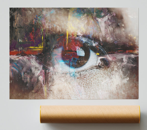 Abstract Painting And Eye