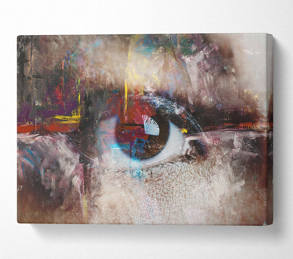 Abstract Painting and eye